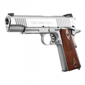 Страйкбольный пистолет COLT 1911 Rail Gun® CO2 Stainless 6 mm GBB арт.: 180530 [CYBERGUN]